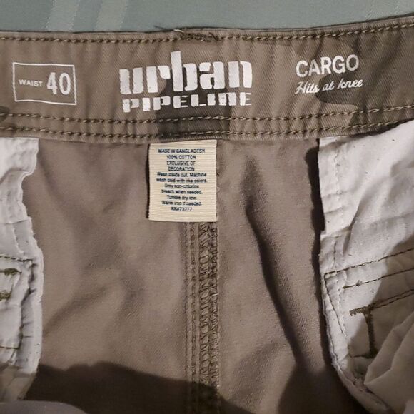 Urban Pipeline Camo Cargo Shorts Size 40 - Picture 2 of 8